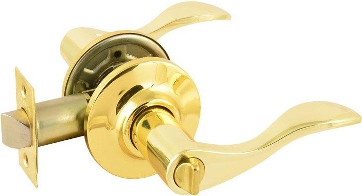 Ручка защелка НОРА-М ЗВ1 межкомнатная "Золото" фиксатор 15628