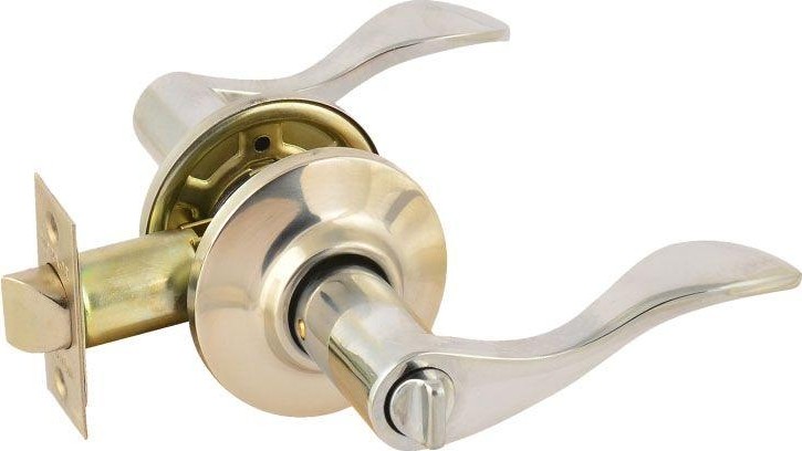 Ручка защелка НОРА-М ЗВ1 межкомнатная "Хром" фиксатор 15633