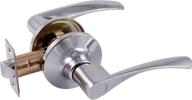 Ручка защелка НОРА-М ЗВ2 ISPARUS межкомнатная "Хром" без запирания 16785