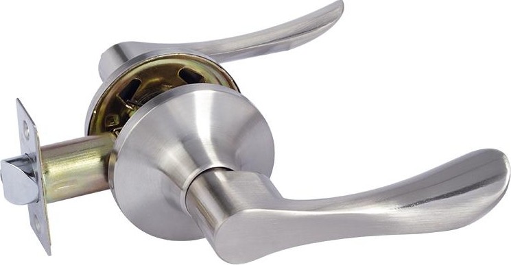 Ручка защелка НОРА-М ЗВ3 ISPARUS межкомнатная "Матовый никель" без запирания 16952