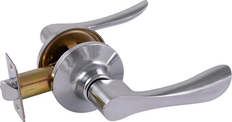 Ручка защелка НОРА-М ЗВ3 ISPARUS межкомнатная "Хром" без запирания 16961