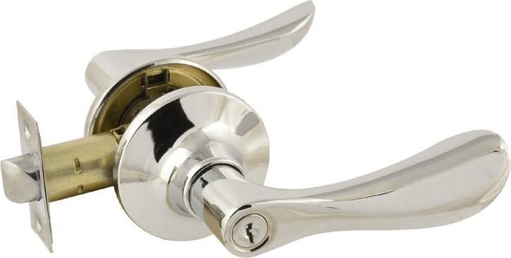 Ручка защелка НОРА-М ЗВ3-STD межкомнатная "Хром" фиксатор 14055