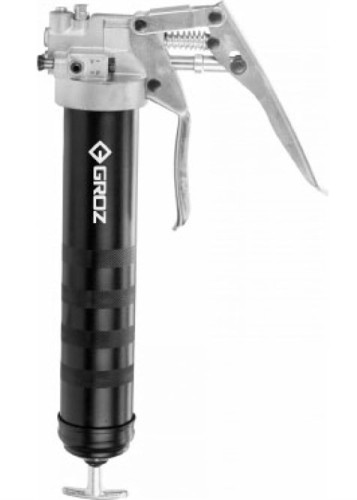 Ручной механический шприц для смазки GROZ GR42360 со стальной трубкой и насадкой