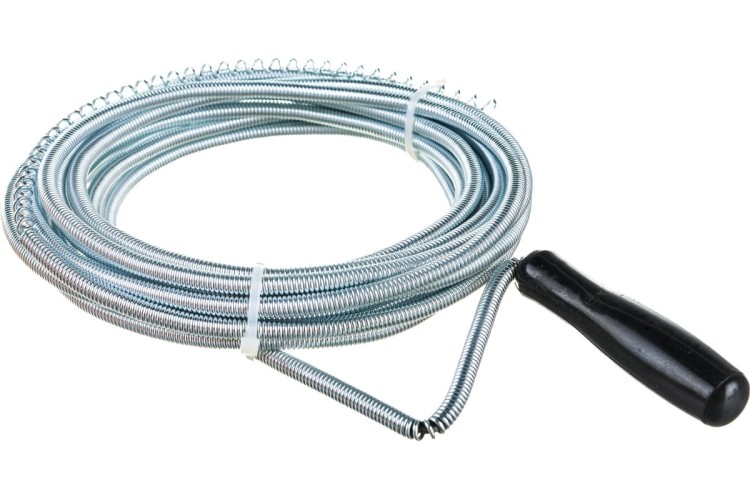 Ручной прочистной инструмент СИБРТЕХ L-5 м, D-6 мм трос для труб, 92462