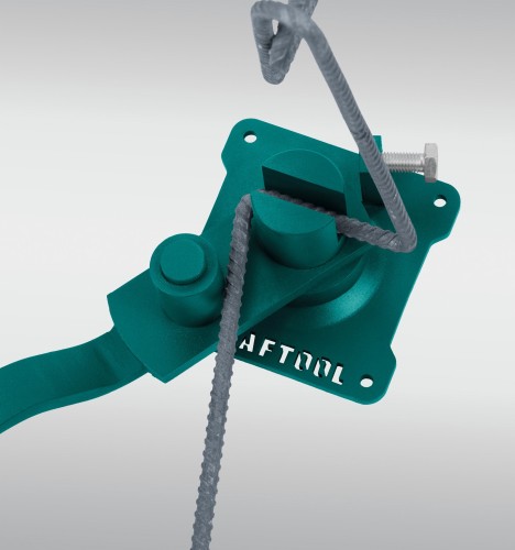 Ручной станок для гибки арматуры KRAFTOOL 23302 10 E на подшипнике острый гиб - изображение 3