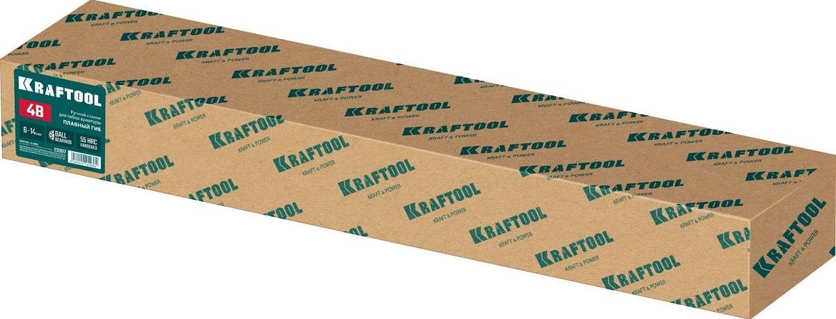 Ручной станок для гибки арматуры KRAFTOOL 23307 4 B на подшипнике плавный гиб - изображение 2