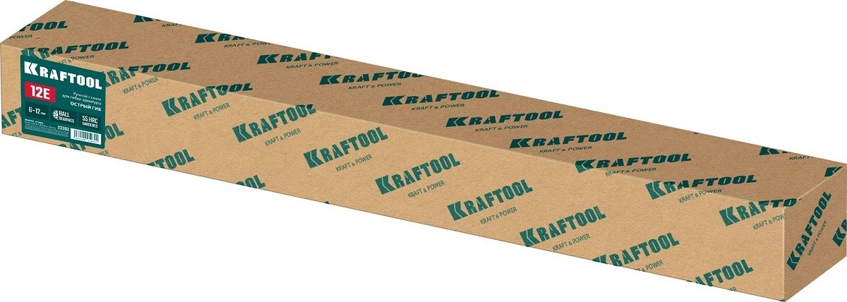 Ручной станок для гибки арматуры KRAFTOOL 23303 12 E на подшипнике острый гиб - изображение 3