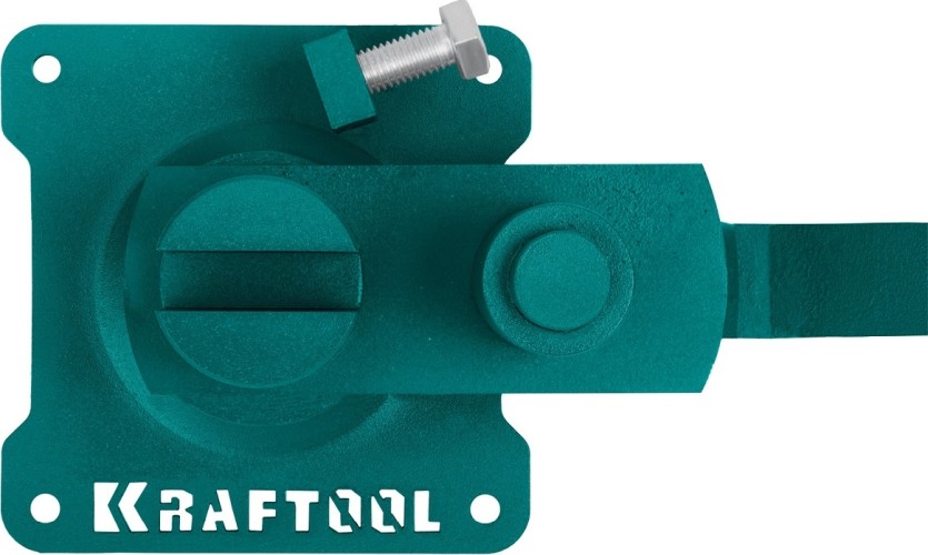 Ручной станок для гибки арматуры KRAFTOOL 23302 10 E на подшипнике острый гиб - изображение 2