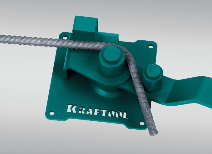 Ручной станок для гибки арматуры KRAFTOOL 23306 16 PT на подшипнике плавный гиб - изображение 3