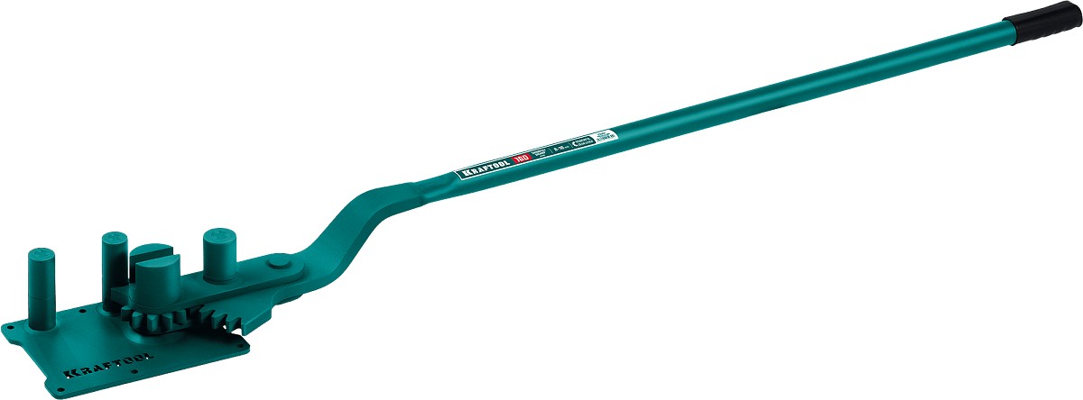 Ручной станок для гибки арматуры KRAFTOOL 23301 16 D на подшипнике, острый и плавный гиб