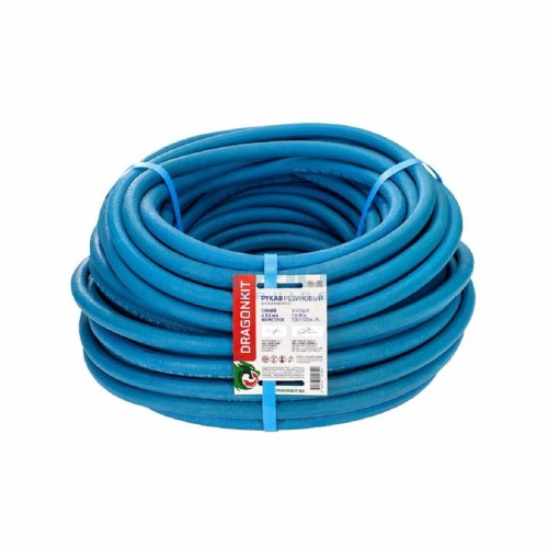 Рукав газовый DRAGONKIT 00-00004384 9,0 мм., синий, 40 м., 3 класс
