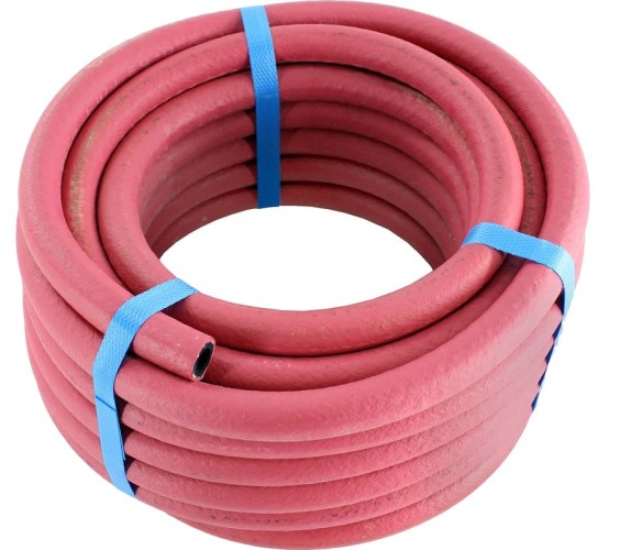 Рукав газовый DRAGONKIT 00-00002679 6,3 мм., красный, 10 м., 1 класс