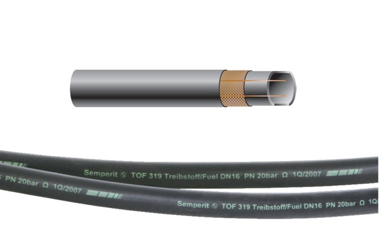 Рукав маслобензостойкий PIUSI TOF 319 диам. 25 мм, толщина 6 мм 68046 2560