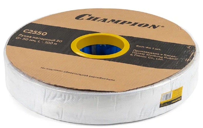 Рукав напорный CHAMPION  50 мм х100 м C2550 - изображение 4