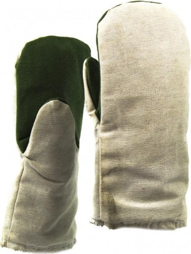 Рукавицы утепленные СИБРТЕХ с брезент. налад. х/б,  ватин специальные. 2 размер.68131 68131