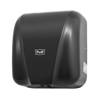 Рукосушитель PUFF 8885 New черный антивандальный, выскоскоростной (1401.393) - изображение 2