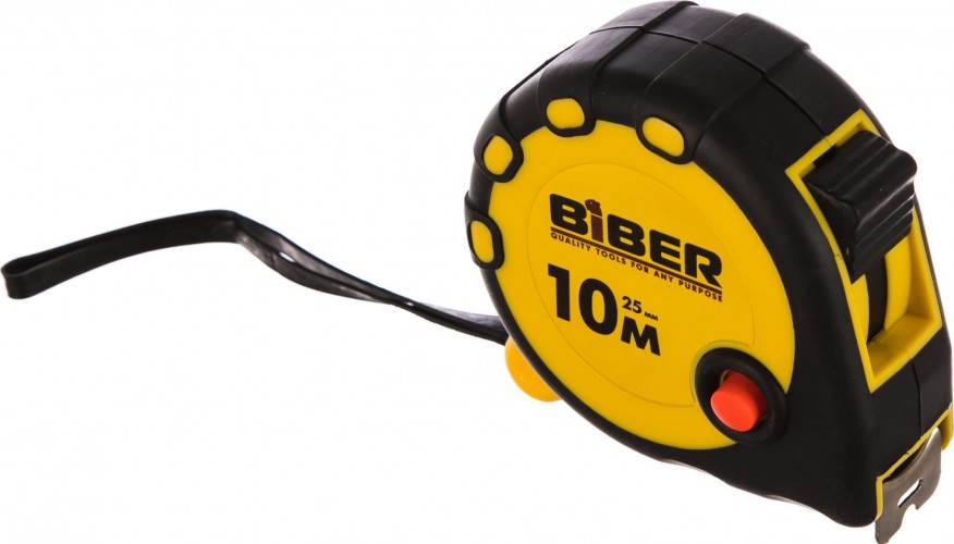 Рулетка Biber 40095 STANDART 10мх25мм тов-173014