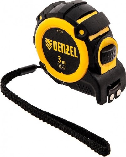 Рулетка DENZEL  3мх16мм, магнит. зацеп, двухстор. разметка 31520 - изображение 2