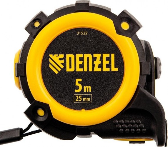 Рулетка DENZEL  5мх25мм, магнит. зацеп, двухстор. разметка 31522 - изображение 3