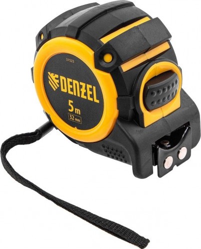 Рулетка DENZEL  5мх32мм, магнит. зацеп, двухстор. разметка 31523