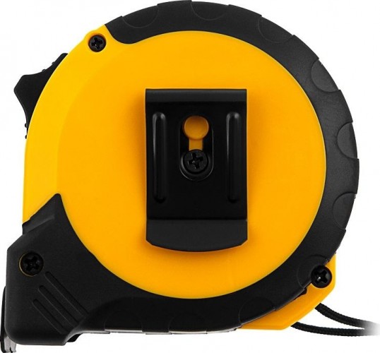 Рулетка DENZEL  8мх25мм, двухкомп. корпус, кнопка-пауза 31544 - изображение 4