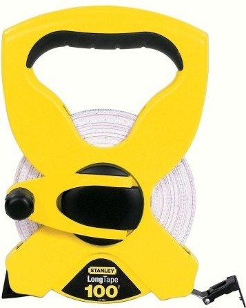 Рулетка геодезическая STANLEY "LongTape Fiberglass" 30.0 м 2-34-792 2-34-792