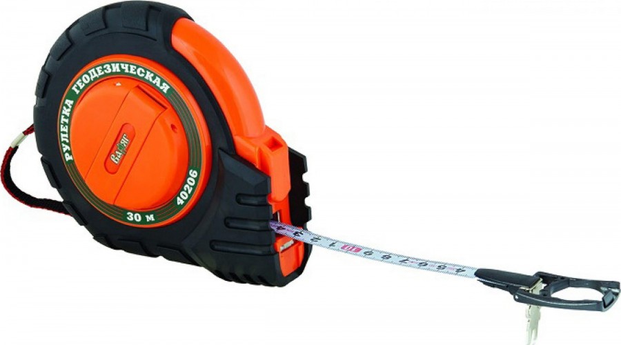 Рулетка геодезическая  ВАРЯГ 40206 30м ускор. перемотка тов-157804