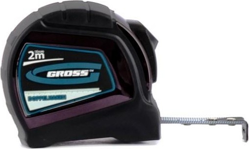 Рулетка GROSS "Doppelhaken" 2.0 м 31121 31121