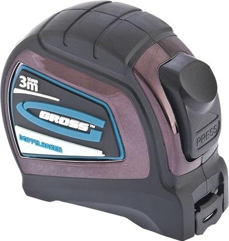 Рулетка GROSS "Doppelhaken" 3.0 м 31122 31122
