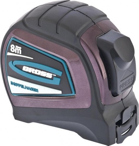 Рулетка GROSS "Doppelhaken" 8.0 м 31125 31125