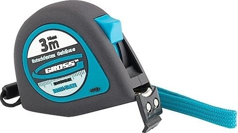 Рулетка GROSS "Ergonomisch" 3.0 м 31101 31101