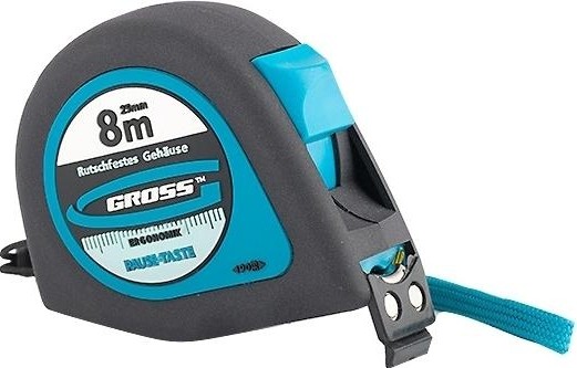 Рулетка GROSS "Ergonomisch" 8.0 м 31104 31104