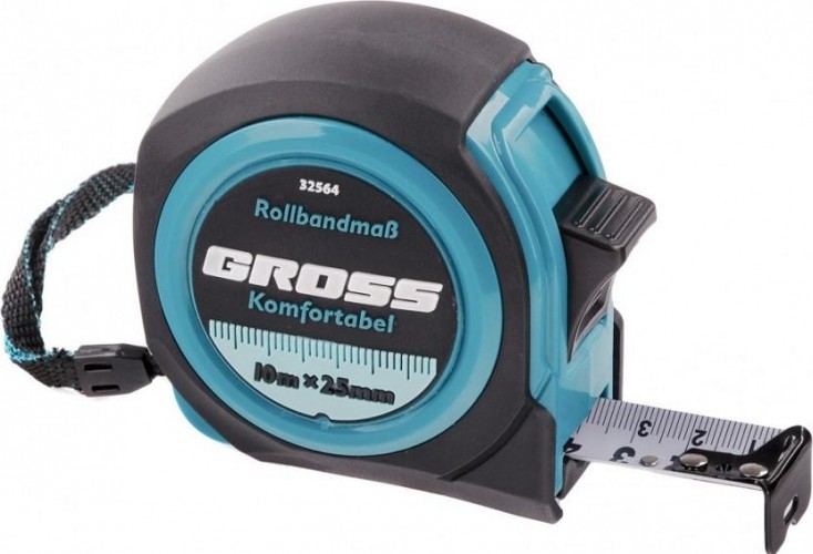 Рулетка GROSS "Komfortabel" 10.0 м 32564 32564