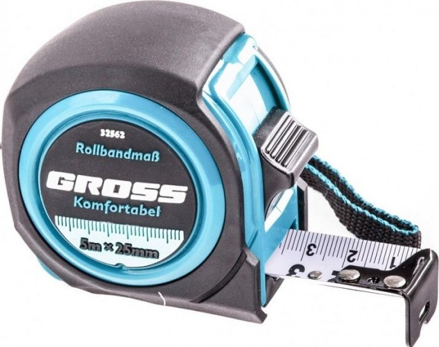 Рулетка GROSS "Komfortabel" 5.0 м 32562 32562