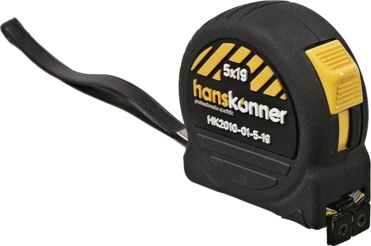 Рулетка HANSKONNER HK2010-01-5-19 противоударный корпус softtouch