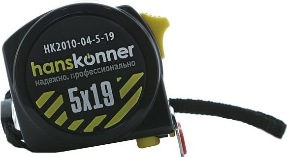 Рулетка HANSKONNER HK2010-04-5-19 мощный магнит - изображение 3