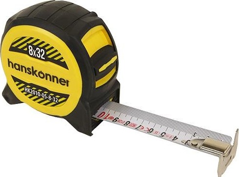 Рулетка HANSKONNER HK2010-05-8-32 мощный магнит - изображение 4