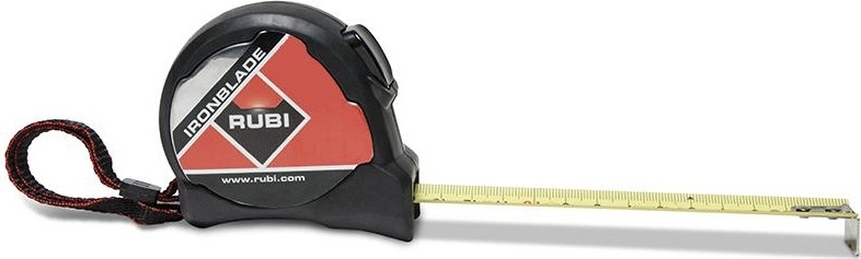Рулетка измерительная RUBI IRONBLADE 8 м х 25 мм 75909 75905