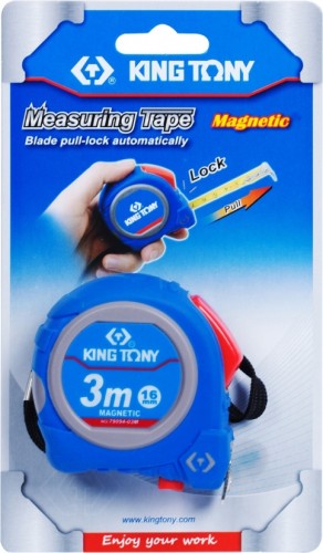 Рулетка KING TONY 3.0 м с магнитным крюком 79094-03M - изображение 3