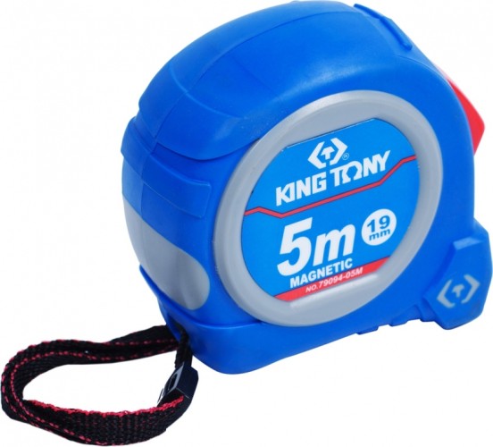 Рулетка KING TONY 5.0 м с магнитным крюком 79094-05M