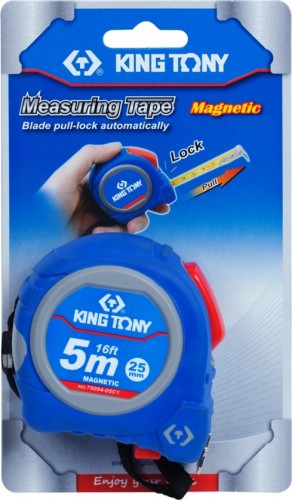 Рулетка KING TONY 5.0 м с магнитным крюком 79094-05C - изображение 4