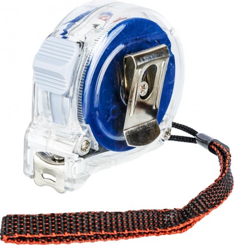 Рулетка Кобальт 247-262 высота 3мx16мм прозрачный корпус - изображение 2