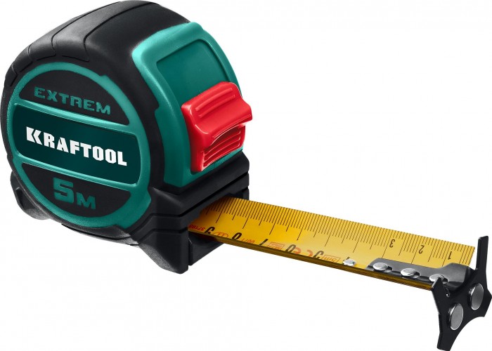 Рулетка KRAFTOOL Extrem 5мх32мм, со сверхшироким полотном 34127-5