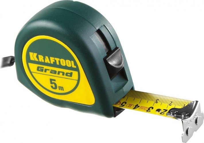Рулетка KRAFTOOL "GRAND" 5мx25 мм. 34022-05-25