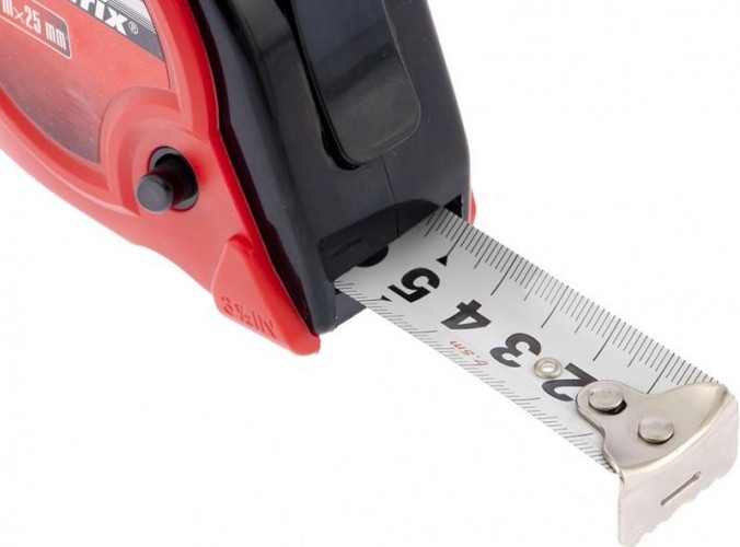 Рулетка MATRIX 7,5 мх25 мм rubber, обрезиненный корпус 31001 - изображение 4