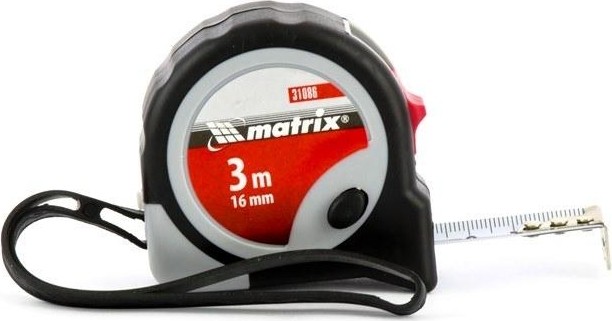Рулетка MATRIX Continuous fixation 3.0 м 31086