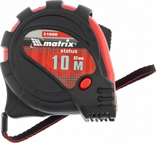 Рулетка MATRIX Status Magnet 3 fixations 10.0 м 31000