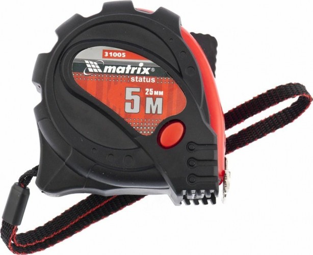 Рулетка MATRIX Status Magnet 3 fixations 5.0 м 31005