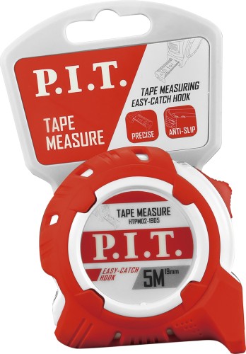 Рулетка P.I.T. HTPM02-1905 с фиксатором 5 м x19 мм - изображение 2