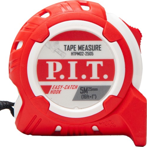 Рулетка P.I.T. HTPM02-2505 с фиксатором 5 м x25 мм